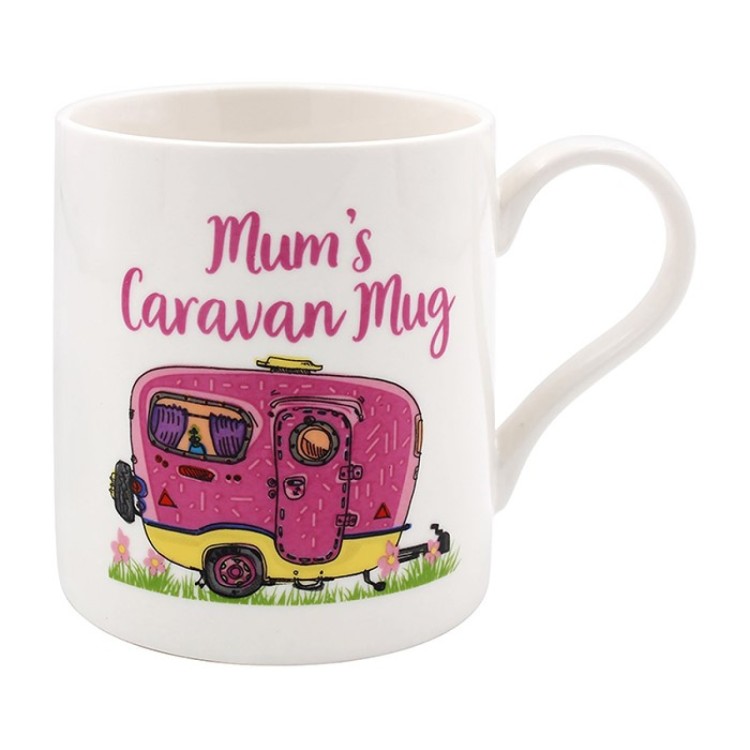 mum's caravan mug