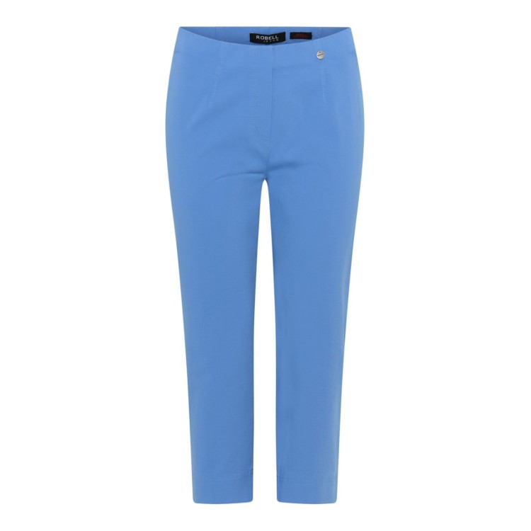 Robell Marie Blue Crop Trousers