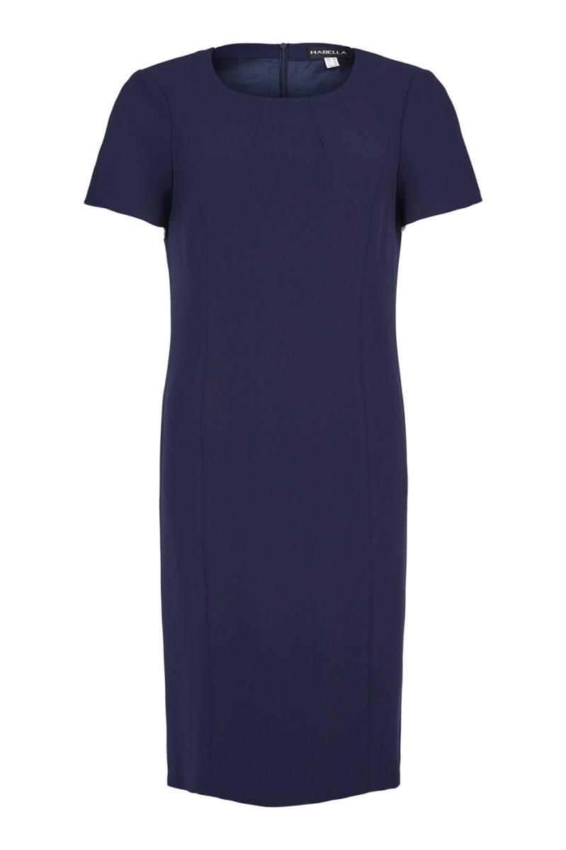 Habella Navy Shift Dress - Unique Ladies Wear