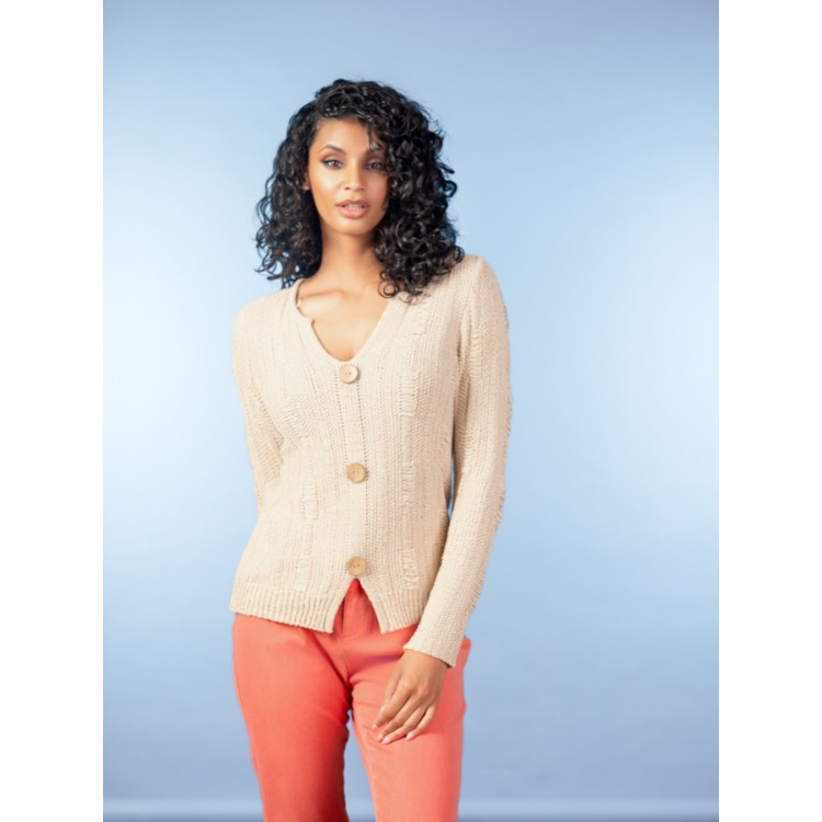 Alison Sheri Ribbon yarn sweater