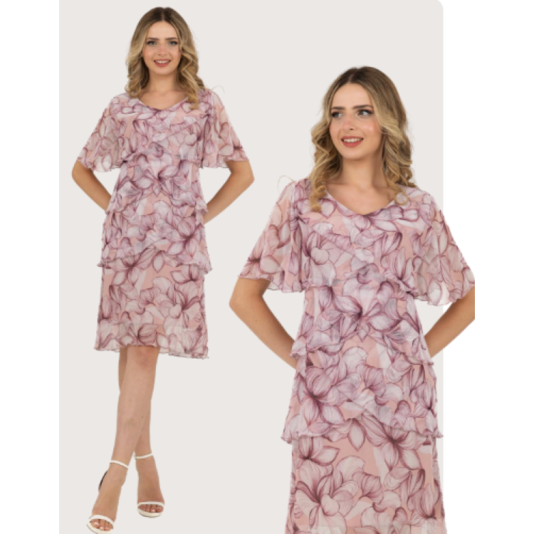 Allison tiered flower dress