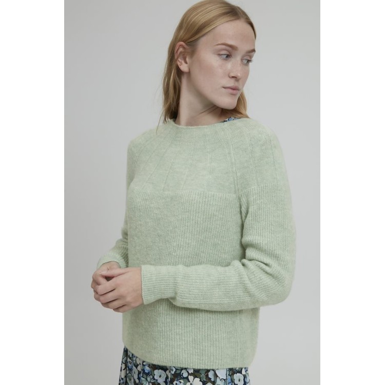 B Young mint green knitted pullover