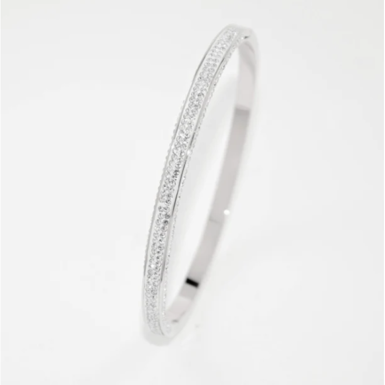 Bangle With Pave' set Crystals
