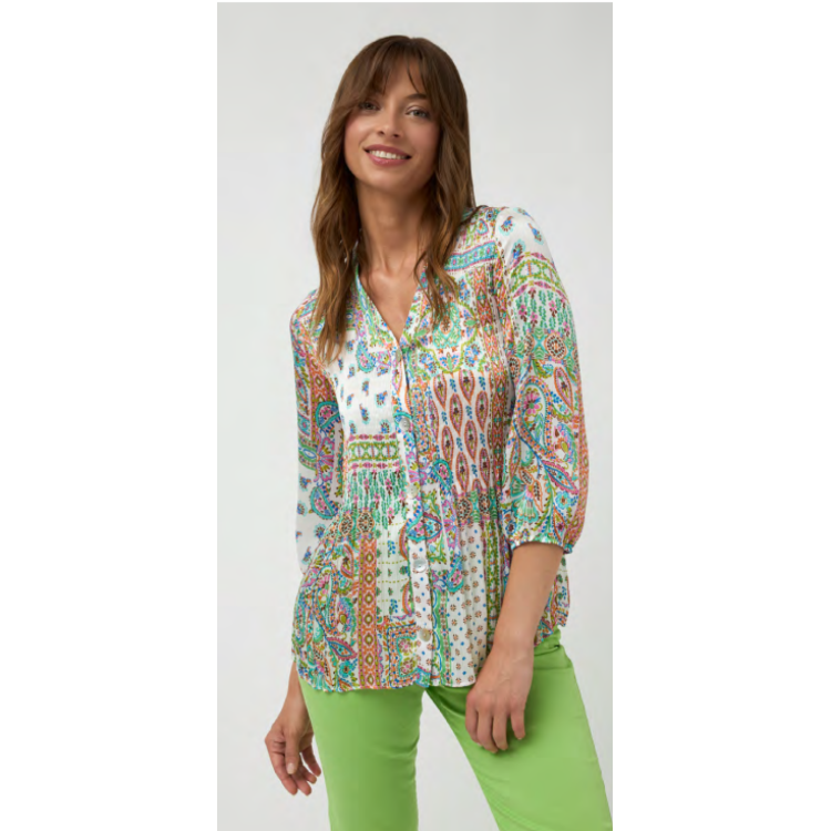 Bariloche Cala pleat blouse