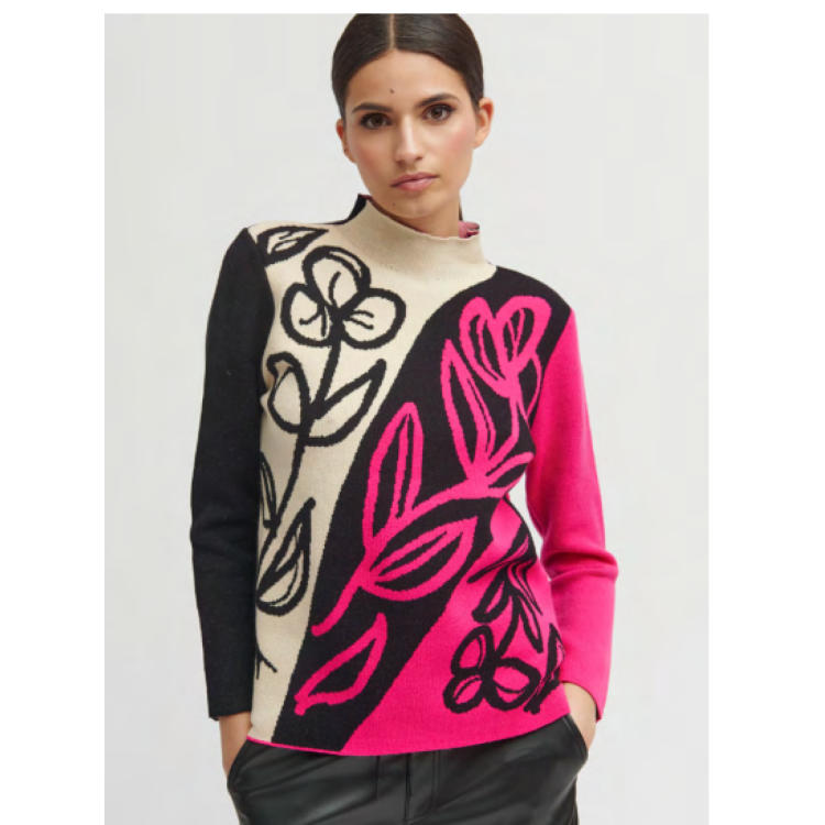 Bariloche Teruel funnel neck sweater