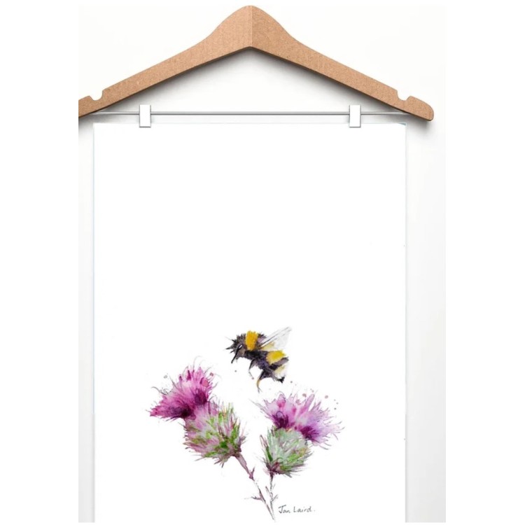 Busy Bee tea towel