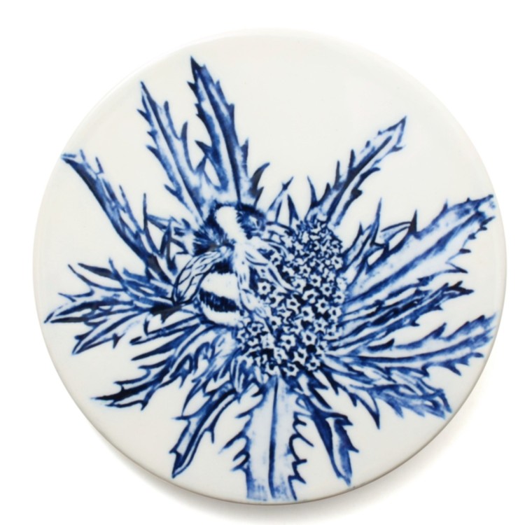 ceramic bee coaster