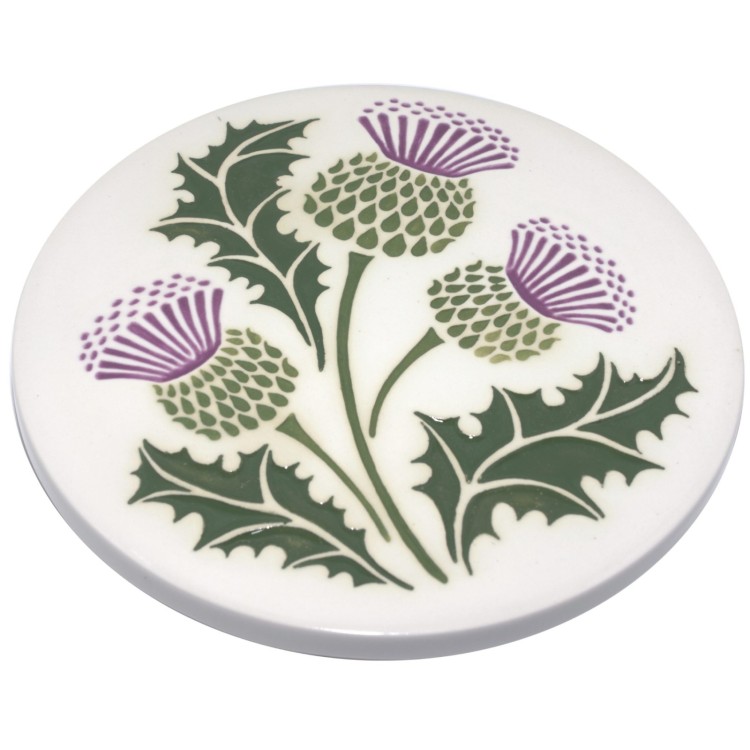 Ceramic Thistle tea pot stand