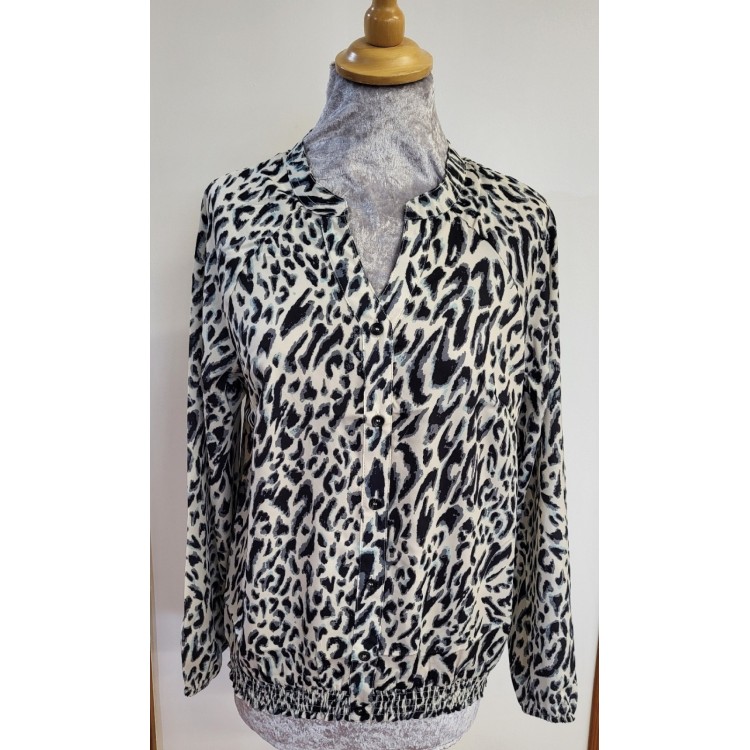Claudia C animal print top