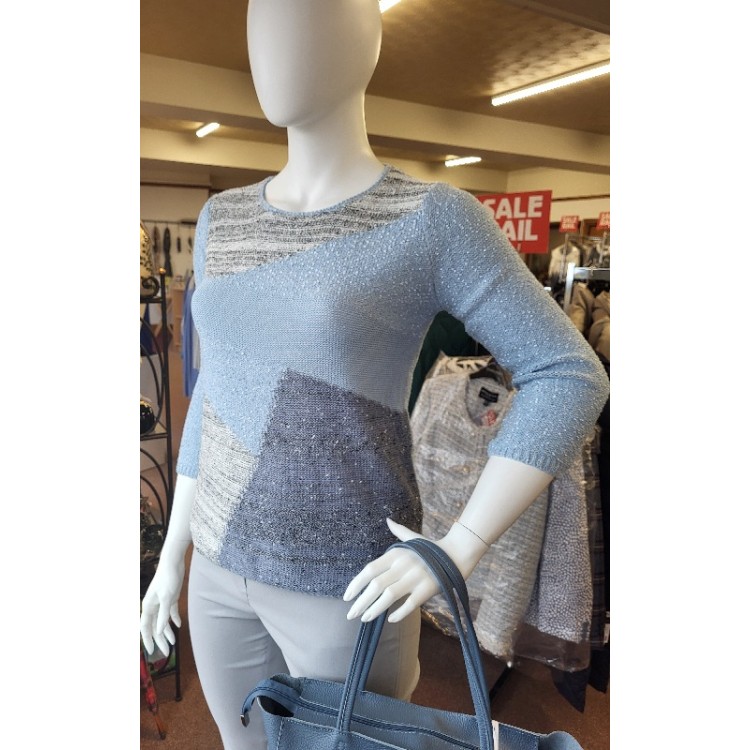 Claudia C colour block sweater