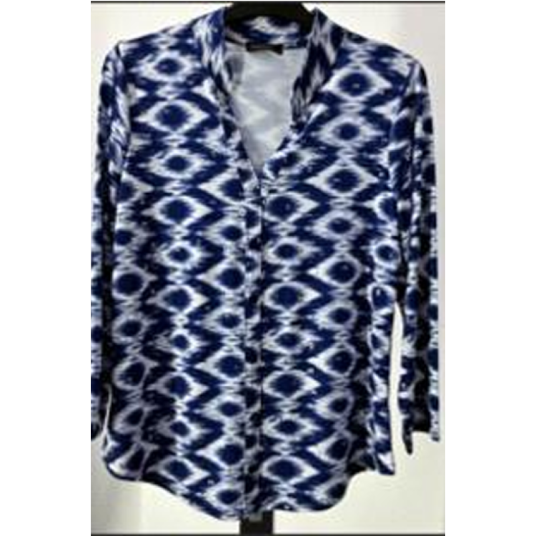Claudia C diamond print top