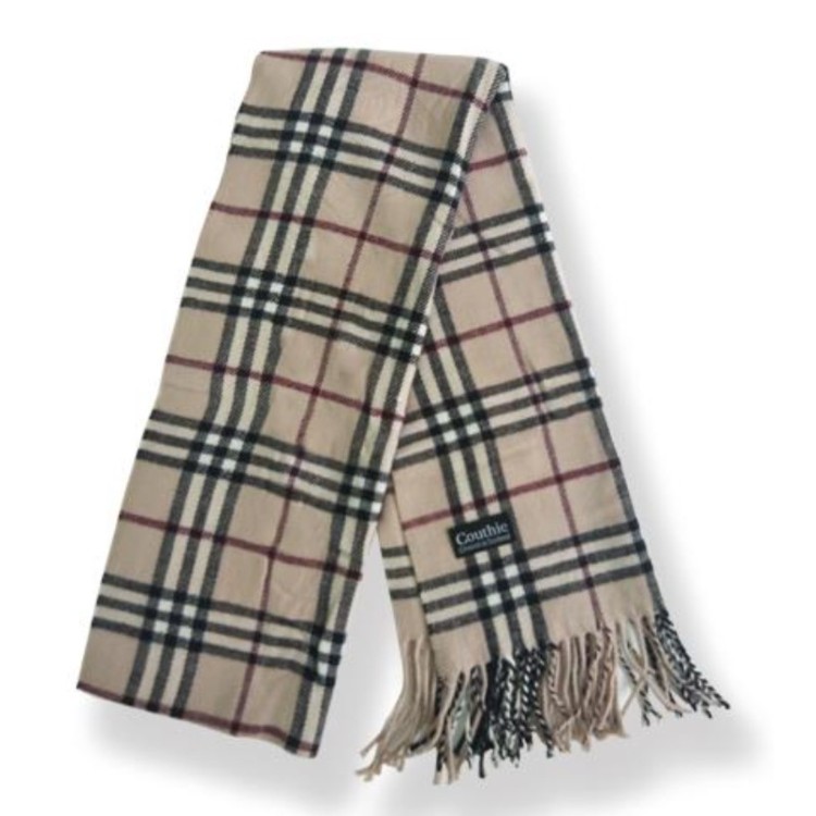 Cream & Black scarf
