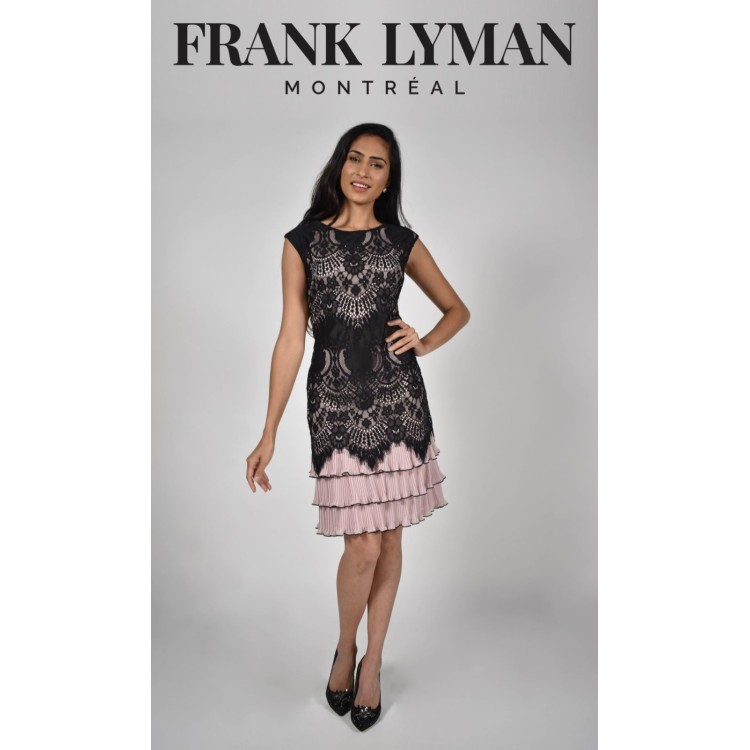 Frank Lyman Black & blush dress