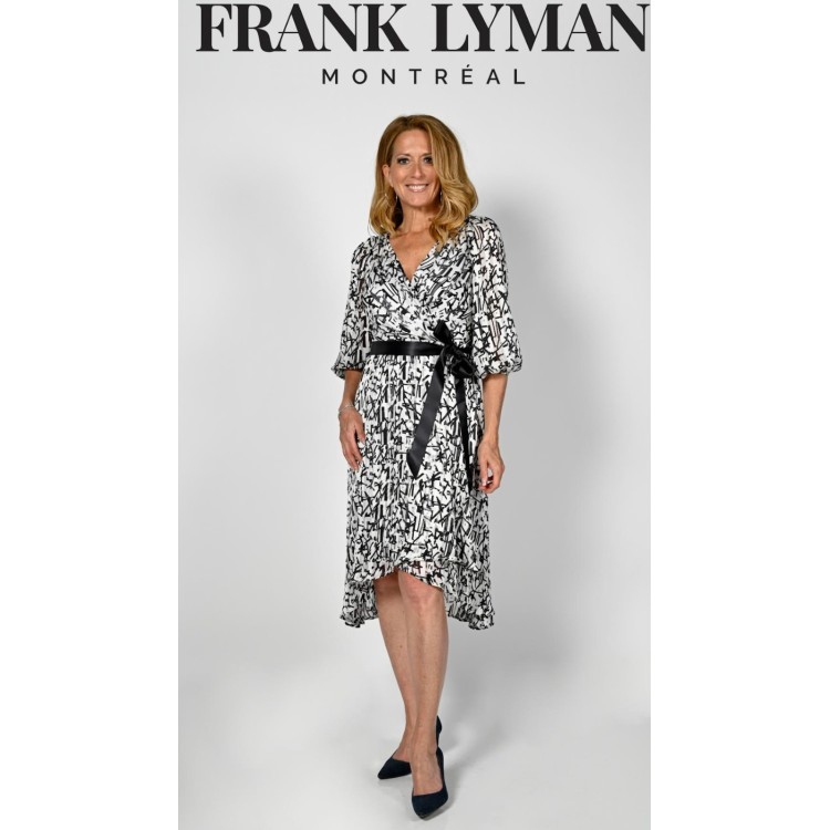 Frank Lyman Off white & Black dress