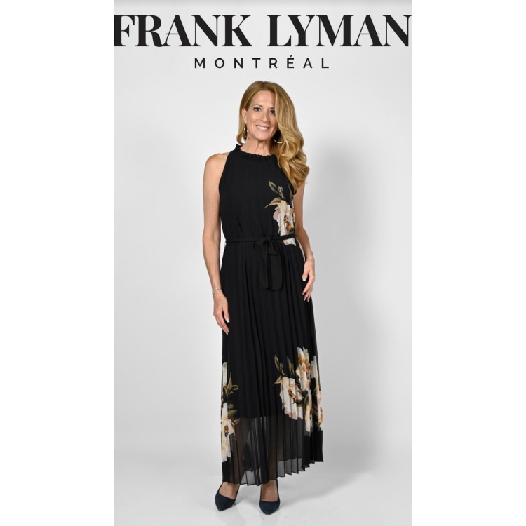 Frank Lyman pleated maxi