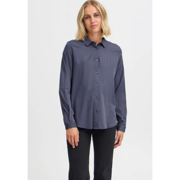 Fransa Indigo blue shirt