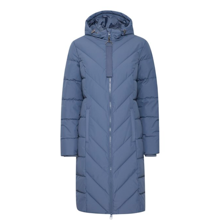 Fransa knee length coat