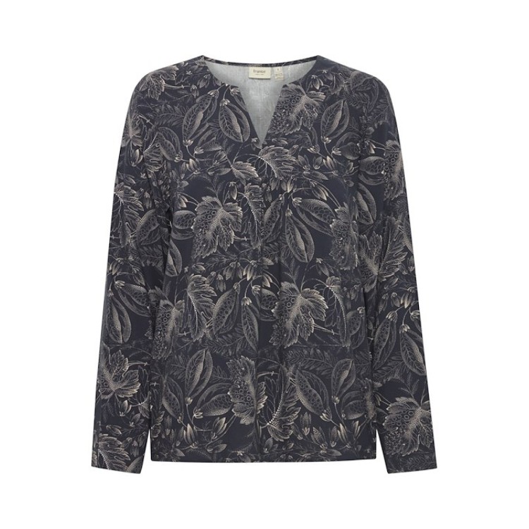 Fransa navy print top