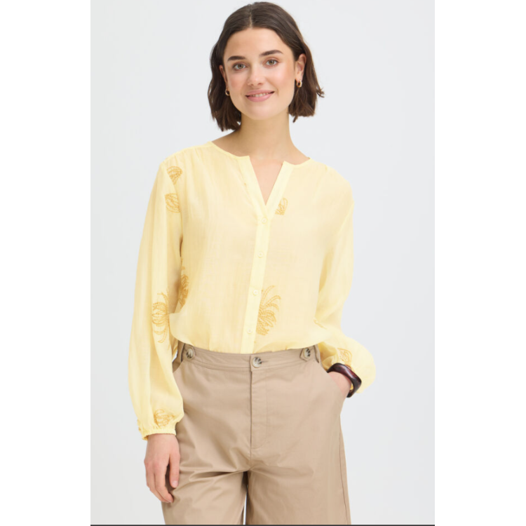 Fransa pastel yellow shirt