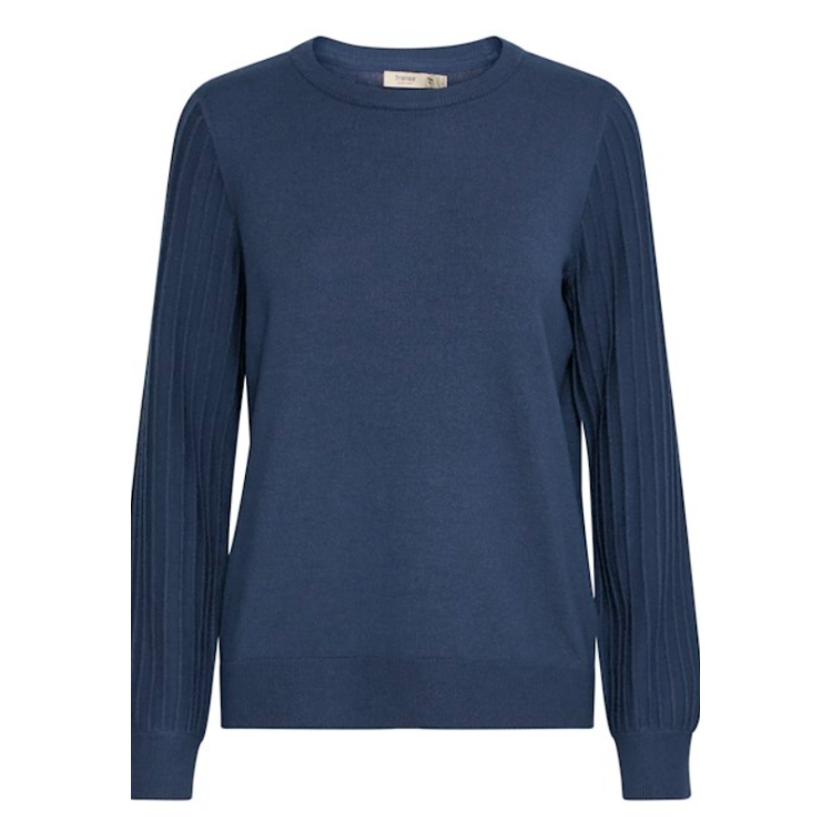 Fransa rib sleeve sweater