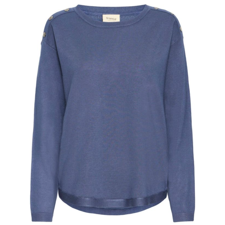 Fransa button detail Sweater