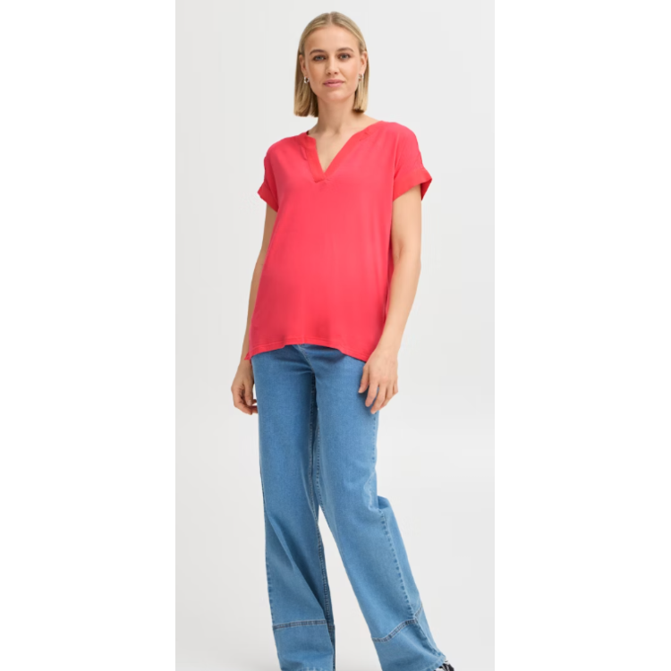 Fransa V neck top
