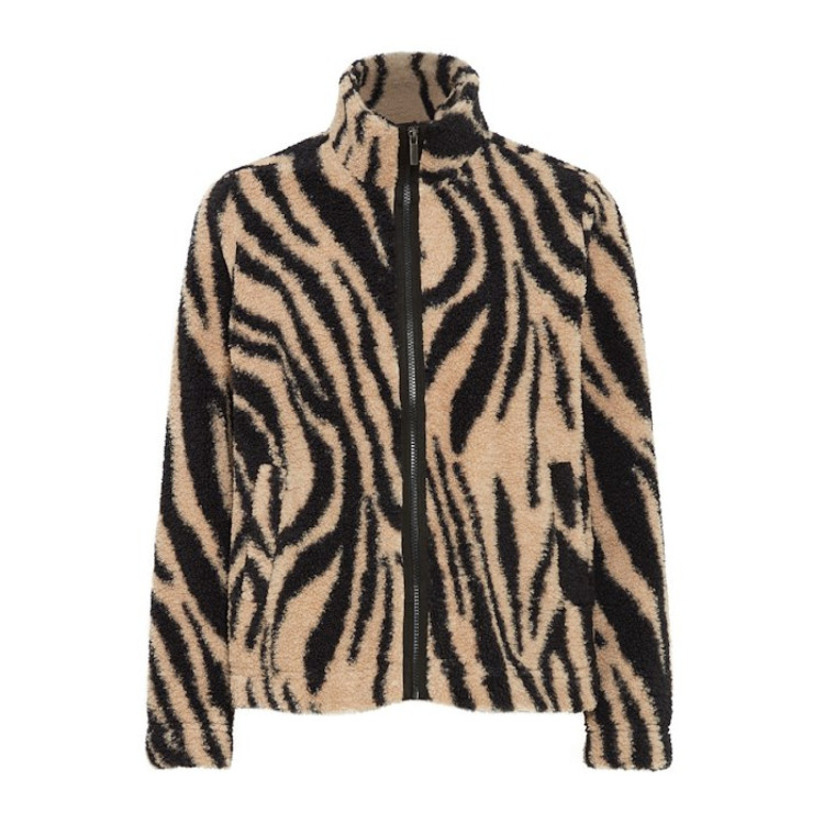 Fransa zebra print fleece