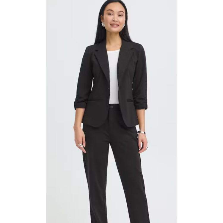 Fransa zip front trouser