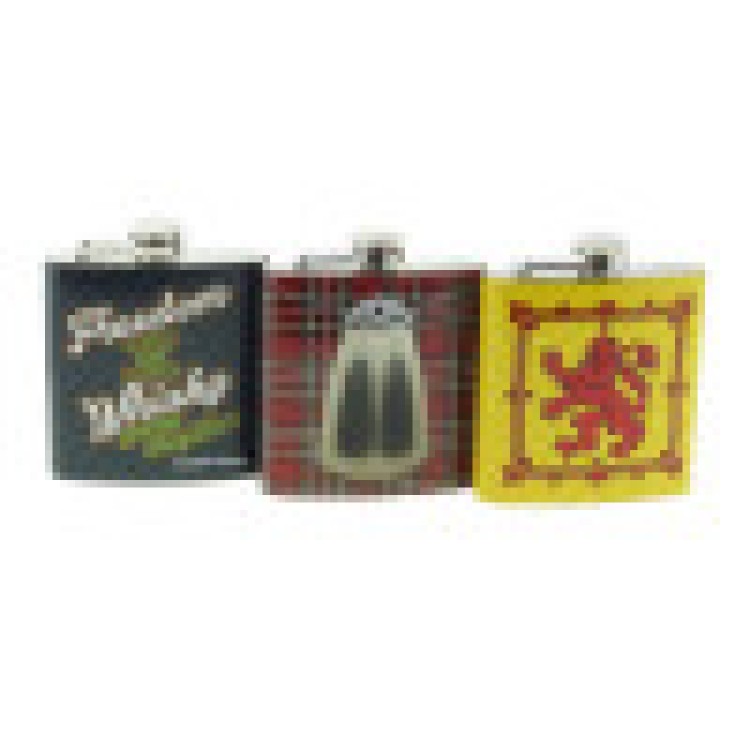 Freedom and whisky hip flask