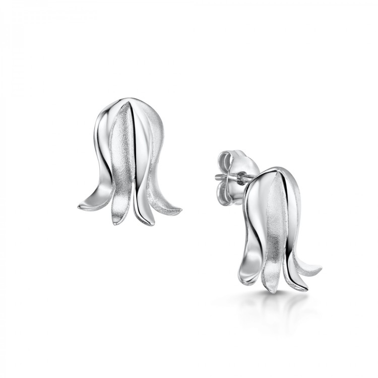 Glenna bluebell stud earring