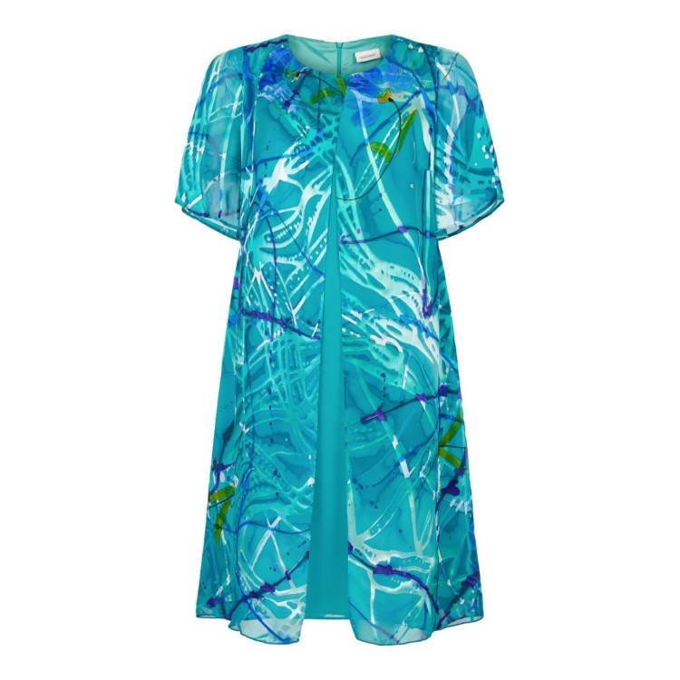 Godske chiffon coat dress