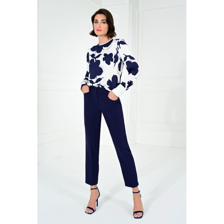 Habella 68cm navy trouser