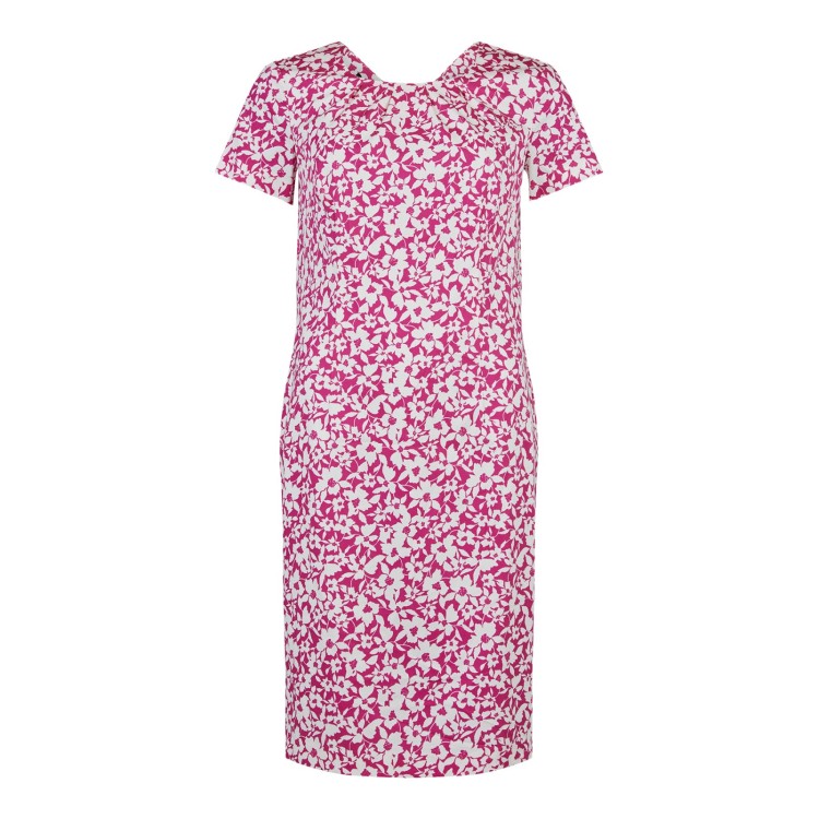 Habella hot pink & white shift dress