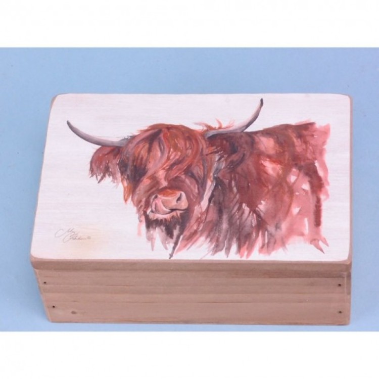 Highland cow box