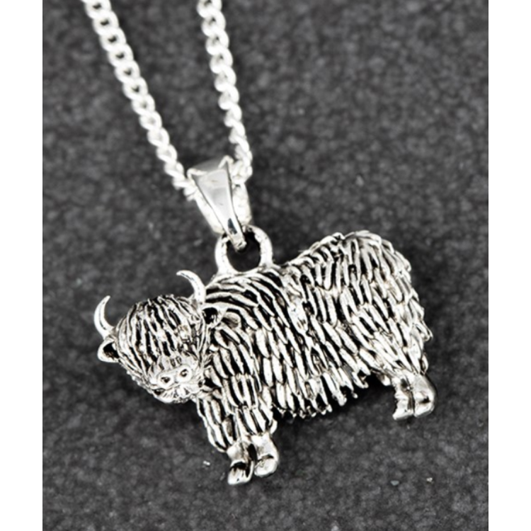 Highland cow necklace