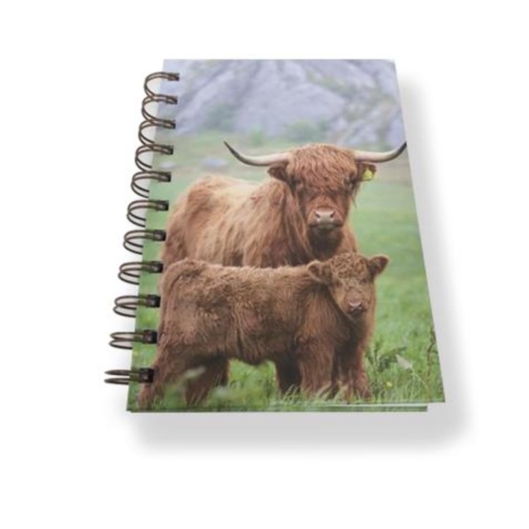 Highland cow  family note book
