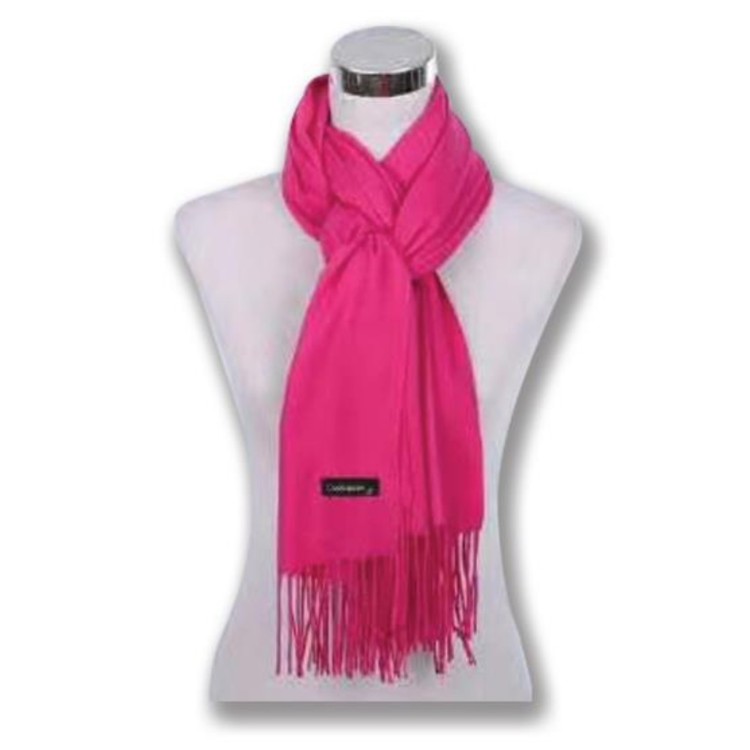 Hot pink pashmina scarf