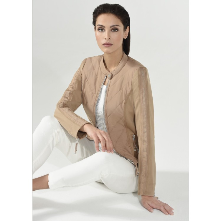 I'cona camel zip jacket