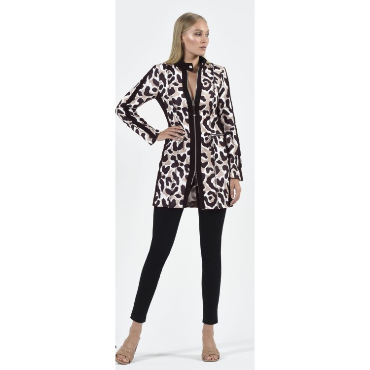 I'cona animal print jacket