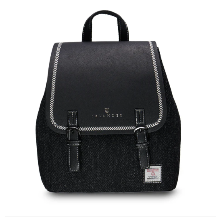 Islander back pack (black herringbone)