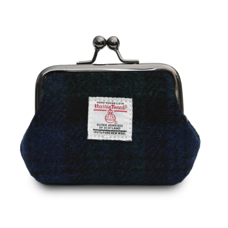 Islander Black watch coin purse