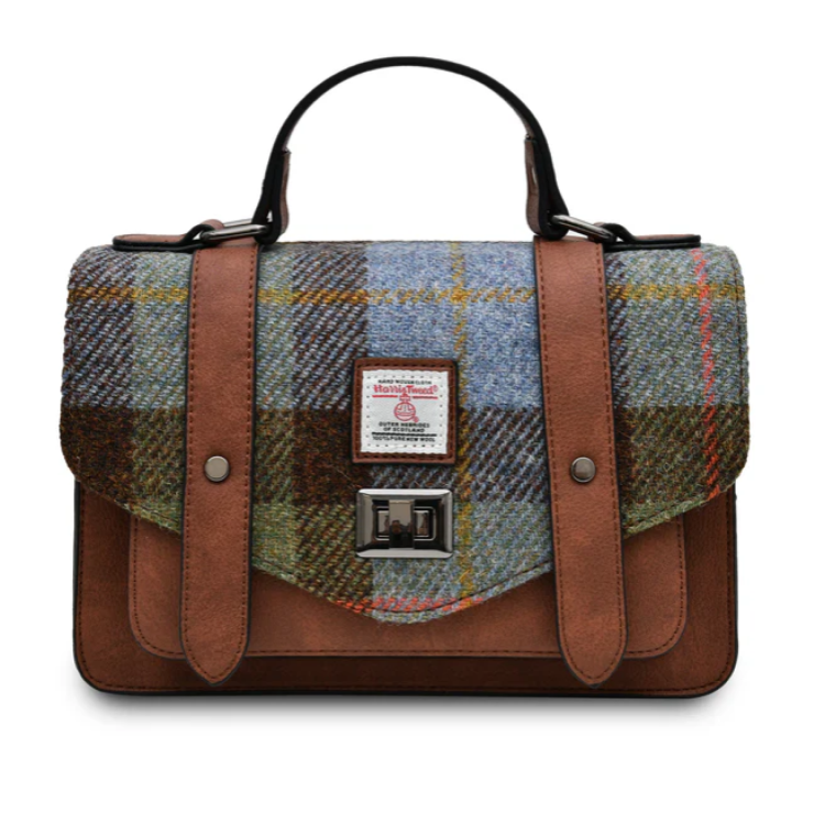 islander Chestnut blue medium satchel
