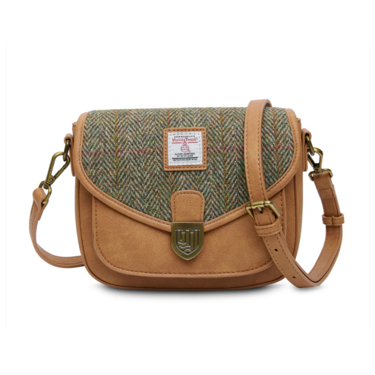 Islander chestnut herringbone mini saddle