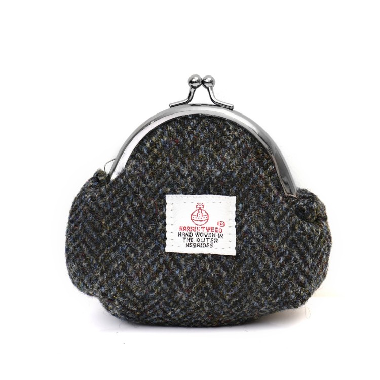 Islander Coin Purse (Black Herringbone)