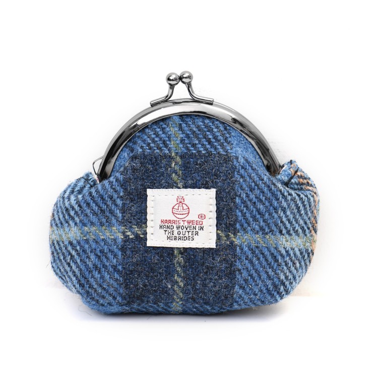 Islander Coin Purse (Blue Tartan)