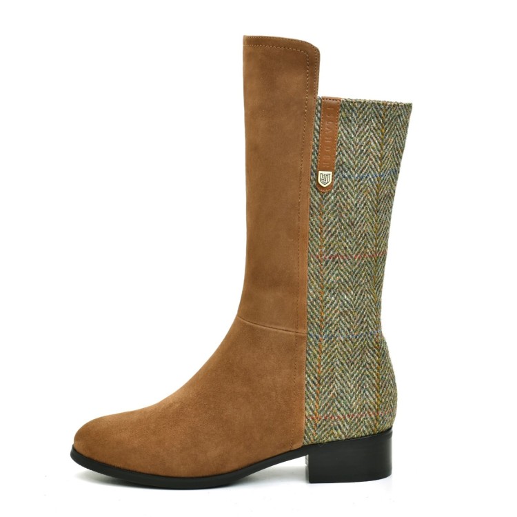 Islander Harris tweed boot Brodie