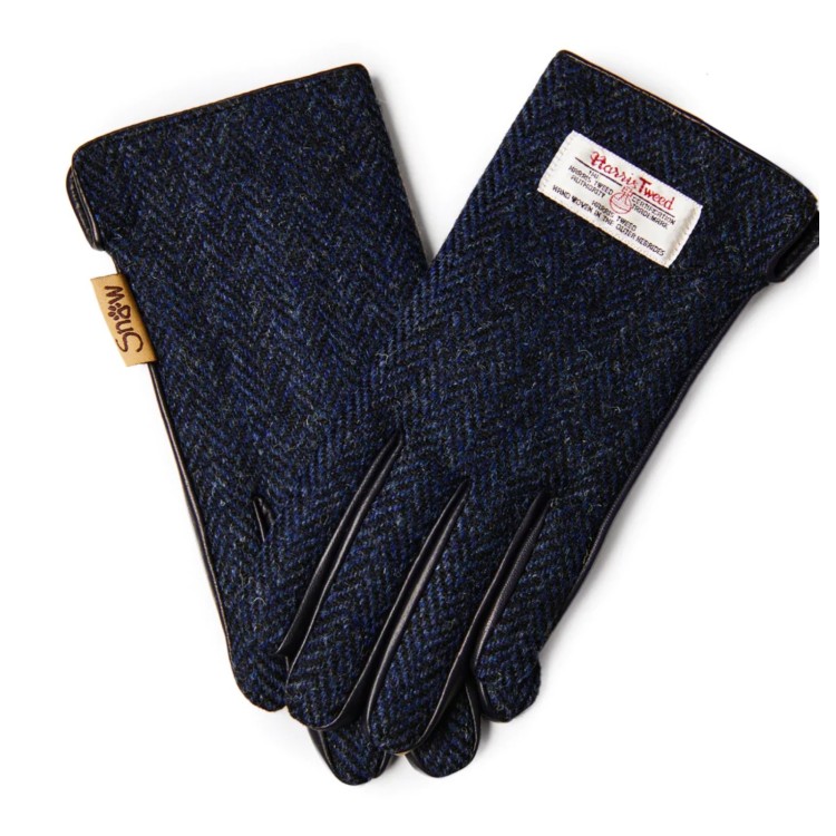 Islander Harris tweed gloves