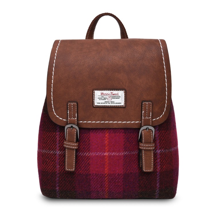 Islander Jura Backpack (Fuchsia Tartan)