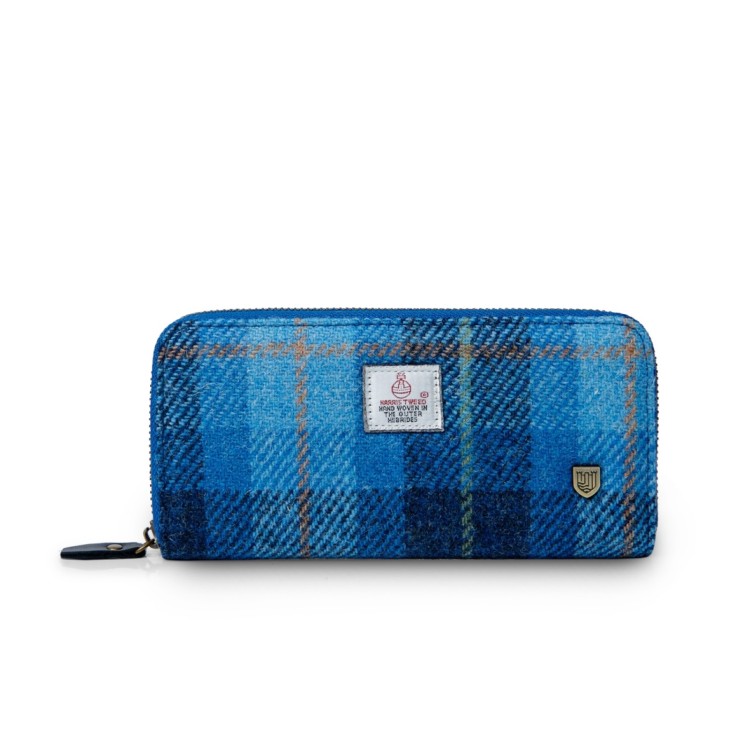 Islander Long Purse (Blue Tartan)