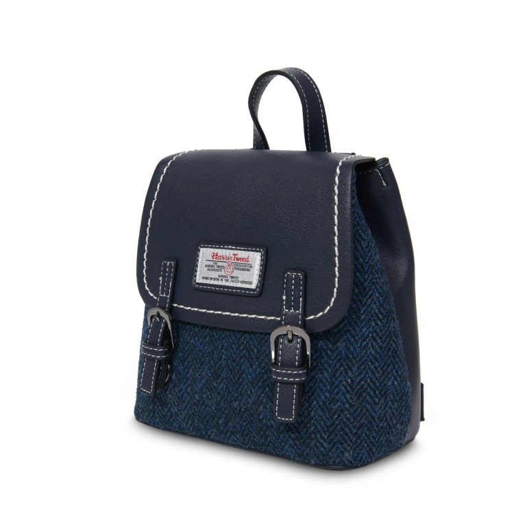 Islander Mini Jura Backpack (Navy Herringbone)